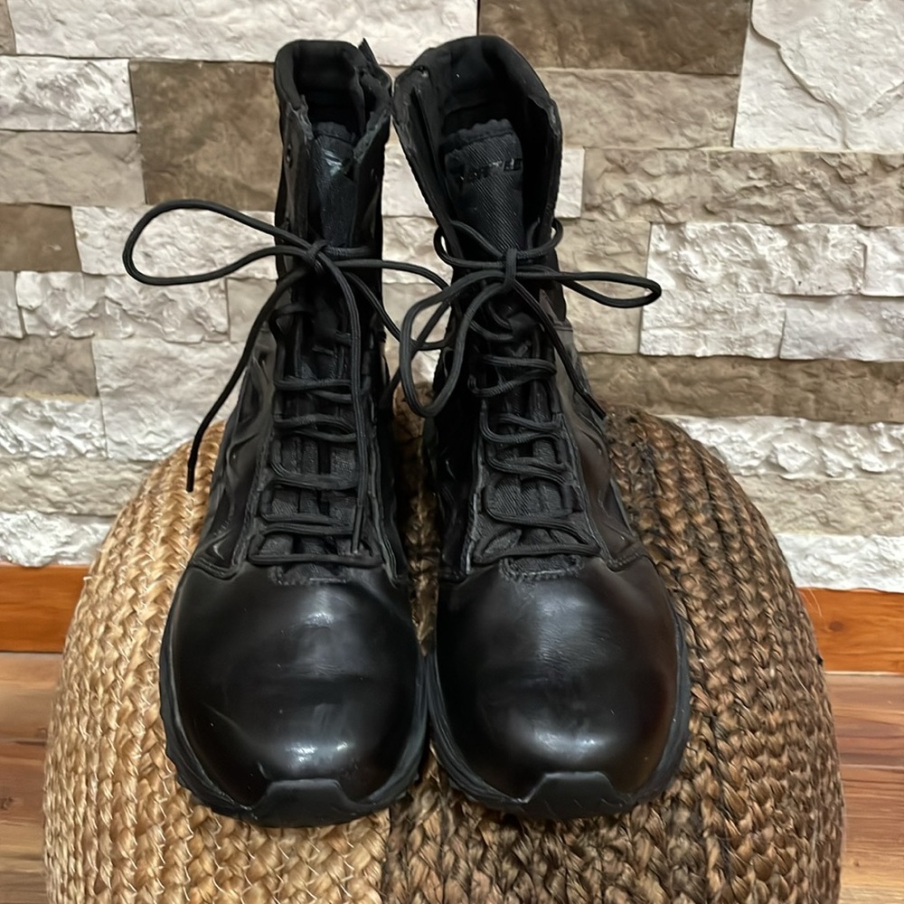 BATES Rush Men’s Tall Side-Zip Combat Boots Sz 9 1/2 - Picture 2 of 10